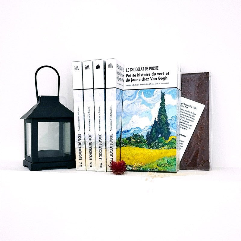 Lait 45% caramel au beurre salé BIO - Petite histoire du vert et du jaune chez Van Gogh