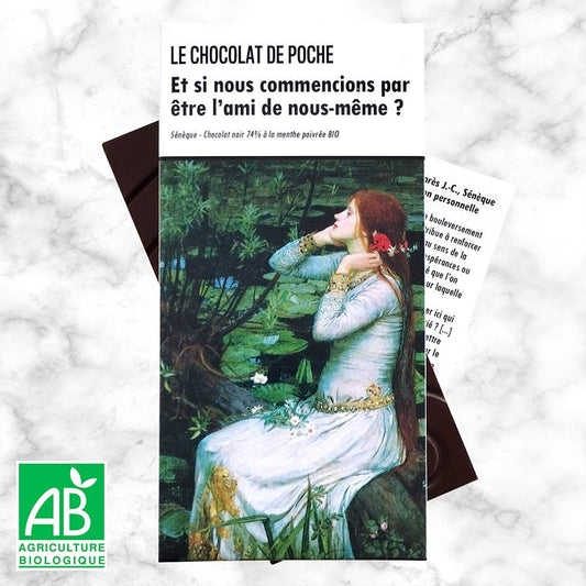 Noir 74% menthe poivrée BIO - Et si nous commencions par être l'ami de nous-même ?