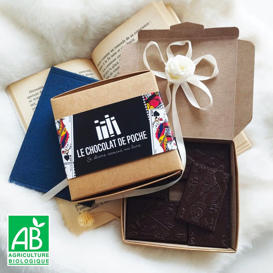 Jeu de cartes Dame de pique - Noir 74% BIO, République dominicaine