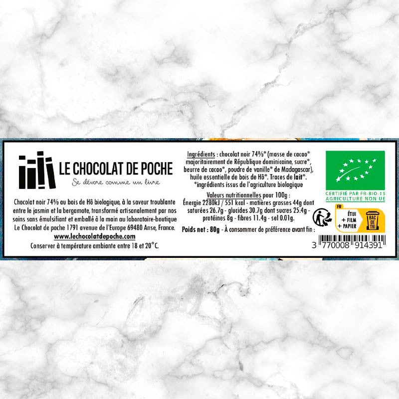 Noir 74% Bois de Hô BIO - La beauté du monde vit de votre douceur