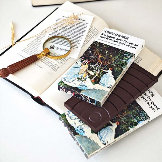 Noir 74% bergamote BIO - S'échapper pour lire quand tout le monde part au parc