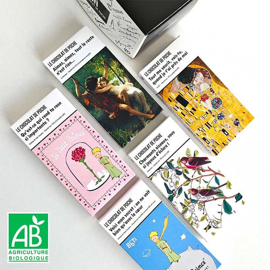 Coffret Cupidon - 5 tablettes-livres BIO sur l'amour