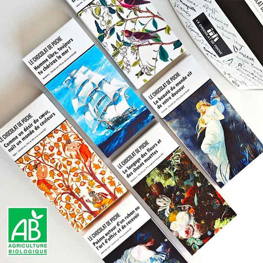 Coffret Printemps des poètes - 6 tablettes-livres BIO sur la poésie