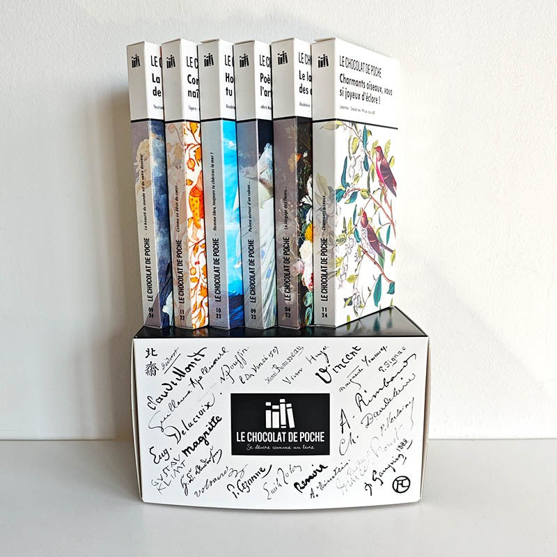 Coffret Printemps des poètes - 6 tablettes-livres BIO sur la poésie