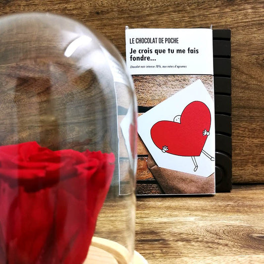 Noir 74% BIO - 50 tablettes personnalisées