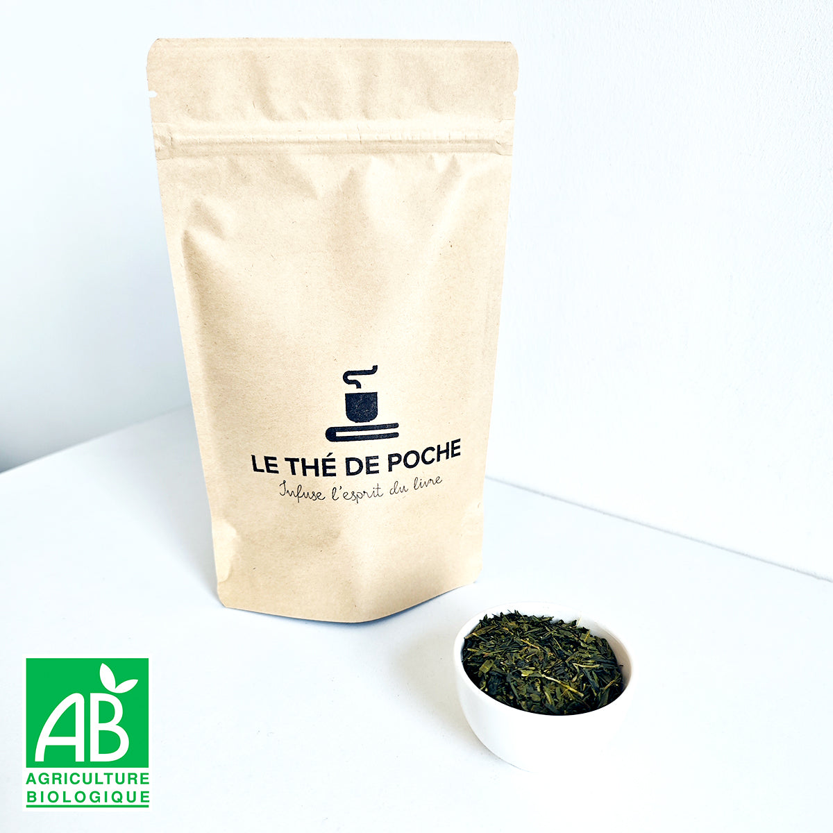 Éco-recharge bancha BIO, thé vert, Japon