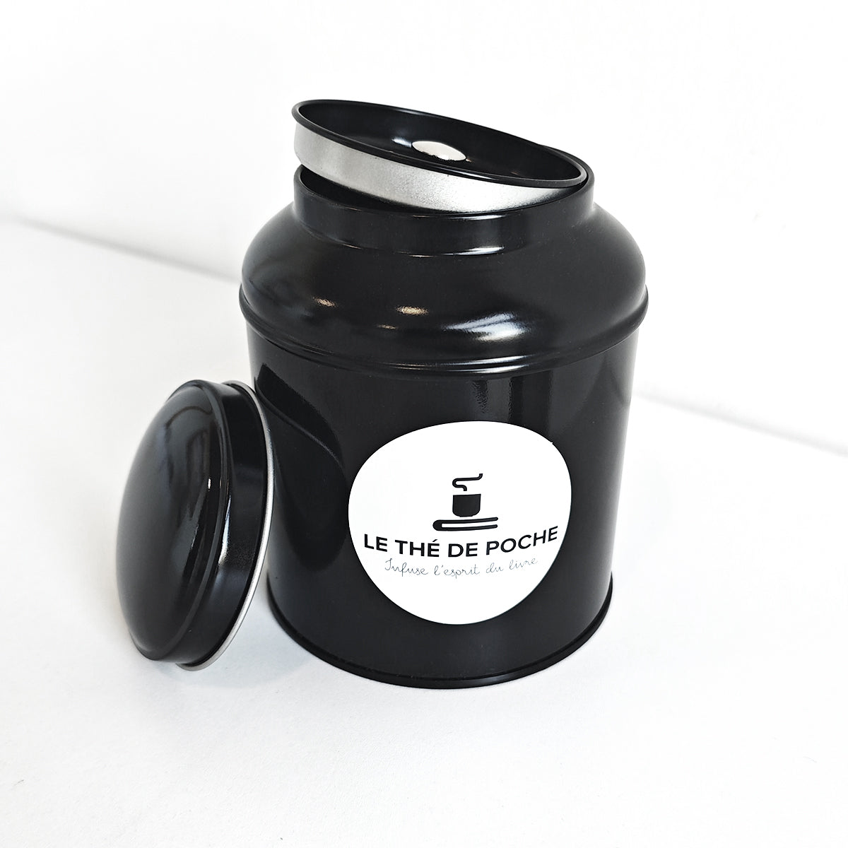Boîte à thé métallique Le Thé de poche