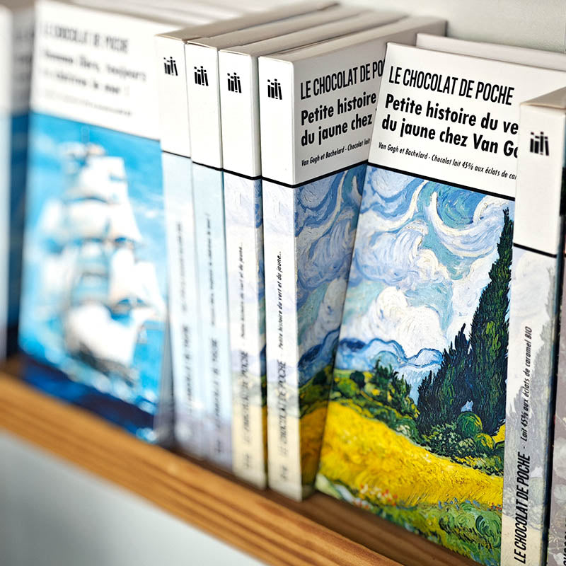 Lait 45% caramel au beurre salé BIO - Petite histoire du vert et du jaune chez Van Gogh