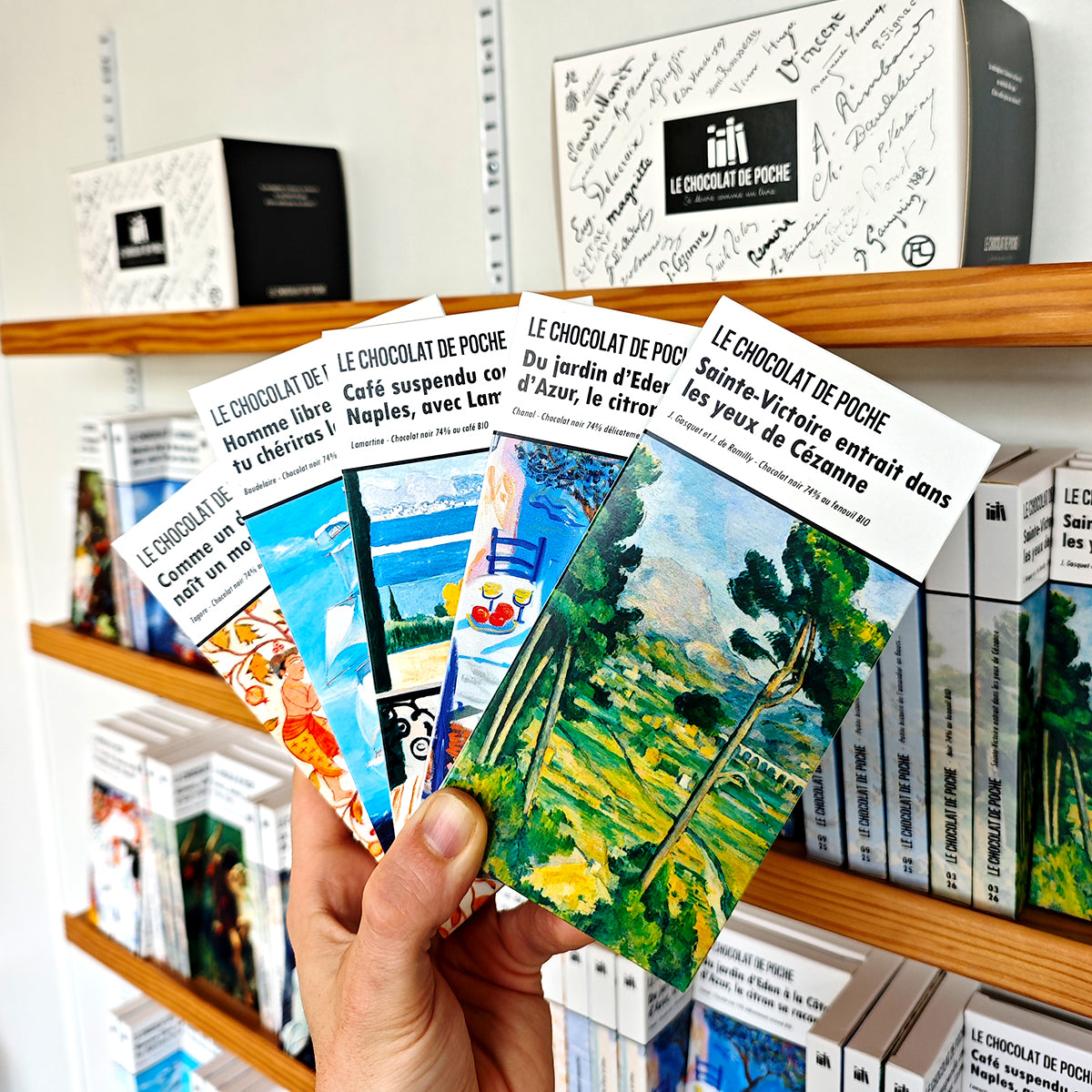 Coffret "Viens, on part pour..." - 5 tablettes-livres BIO