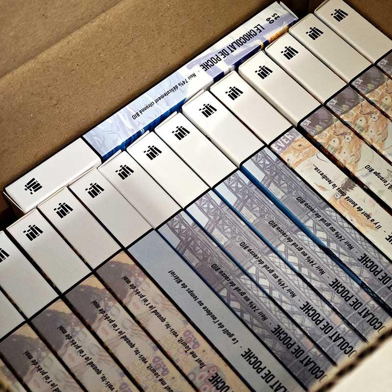 Noir 74% grué de cacao BIO - Le goût de l'audace au temps des premiers aviateurs