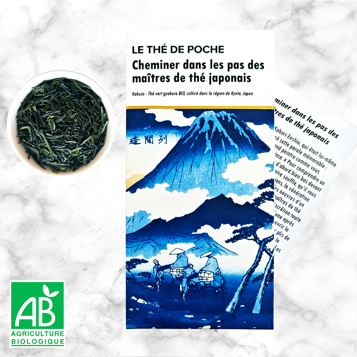 Gyokuro BIO, thé vert de la région de Kyoto, Japon - Cheminer dans les pas des maîtres de thé japonais