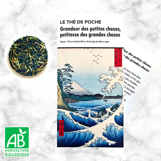 Kukicha BIO, thé de tiges de théiers, Japon - Grandeur des petites choses, petitesse des grandes choses