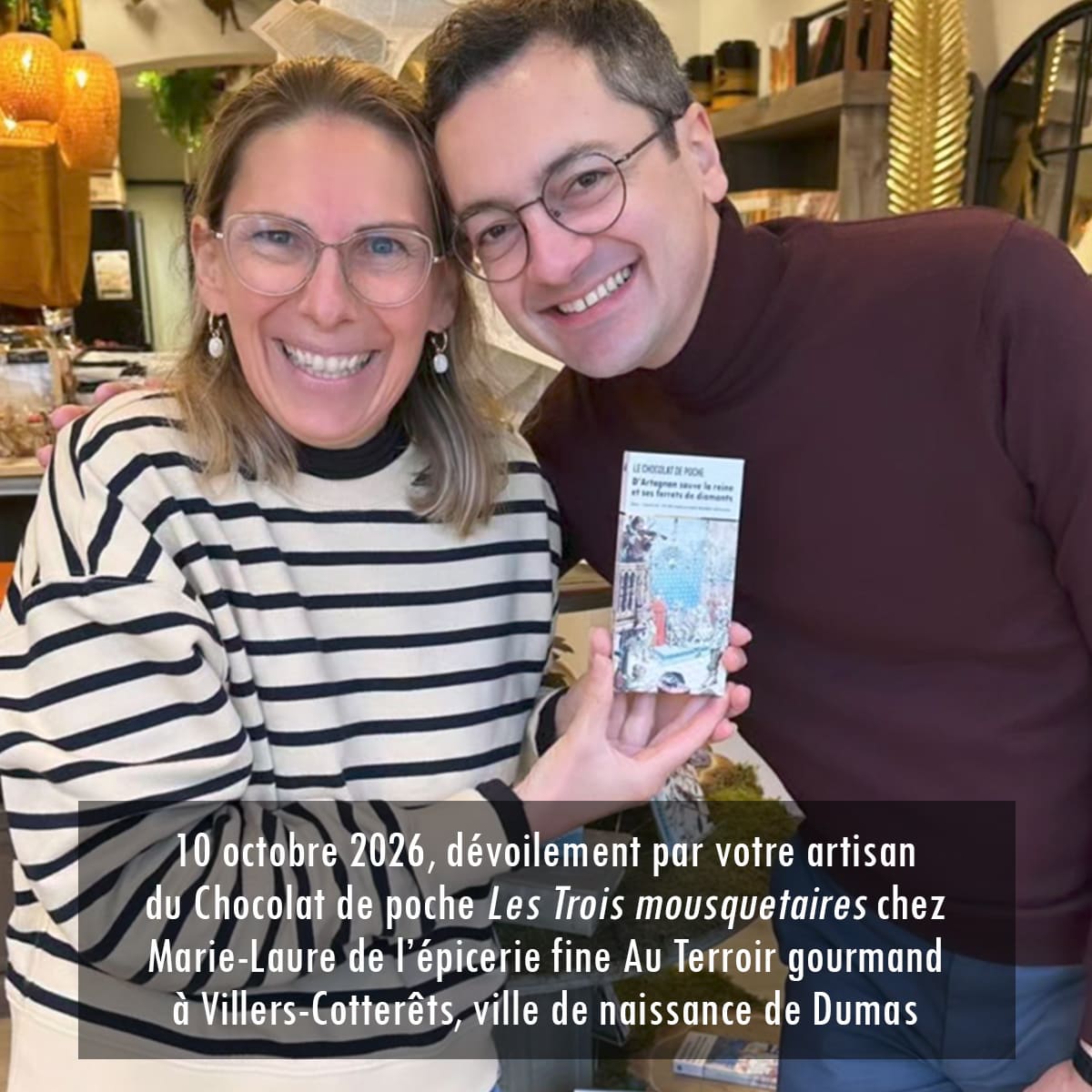Noir 74% BIO - D'Artagnan sauve la reine et ses ferrets de diamants