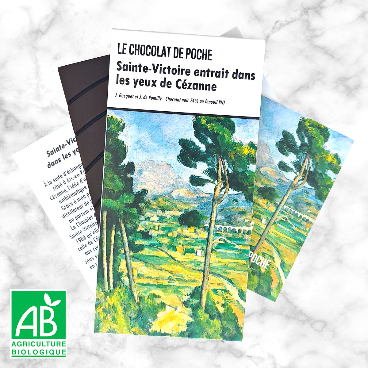 Noir 74% au fenouil BIO - Sainte-Victoire entrait dans les yeux de Cézanne