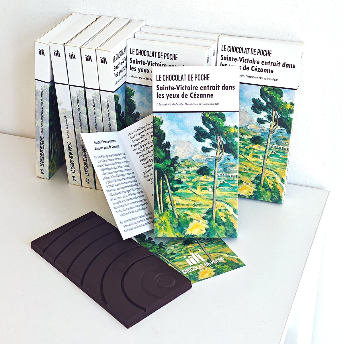 Noir 74% au fenouil BIO - Sainte-Victoire entrait dans les yeux de Cézanne