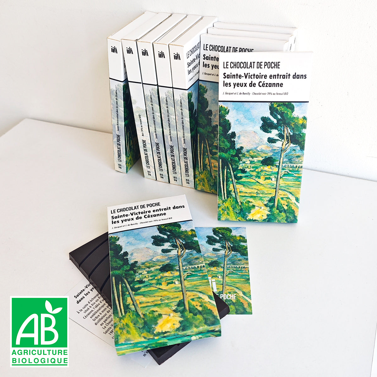 Noir 74% au fenouil BIO - Sainte-Victoire entrait dans les yeux de Cézanne