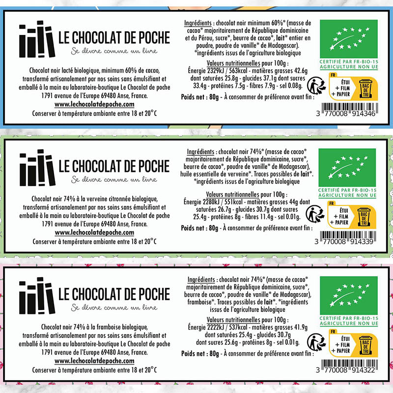 Trilogie "chocolittéraire" Le Petit Prince®© x Le Chocolat de poche