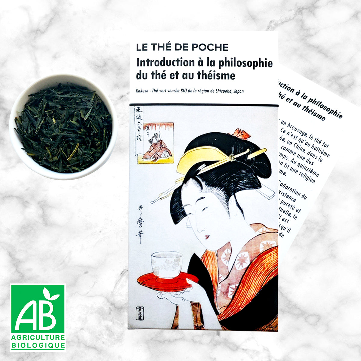 Sencha BIO, thé vert de la région de Shizuoka, Japon - Introduction à la philosophie du thé et au théisme