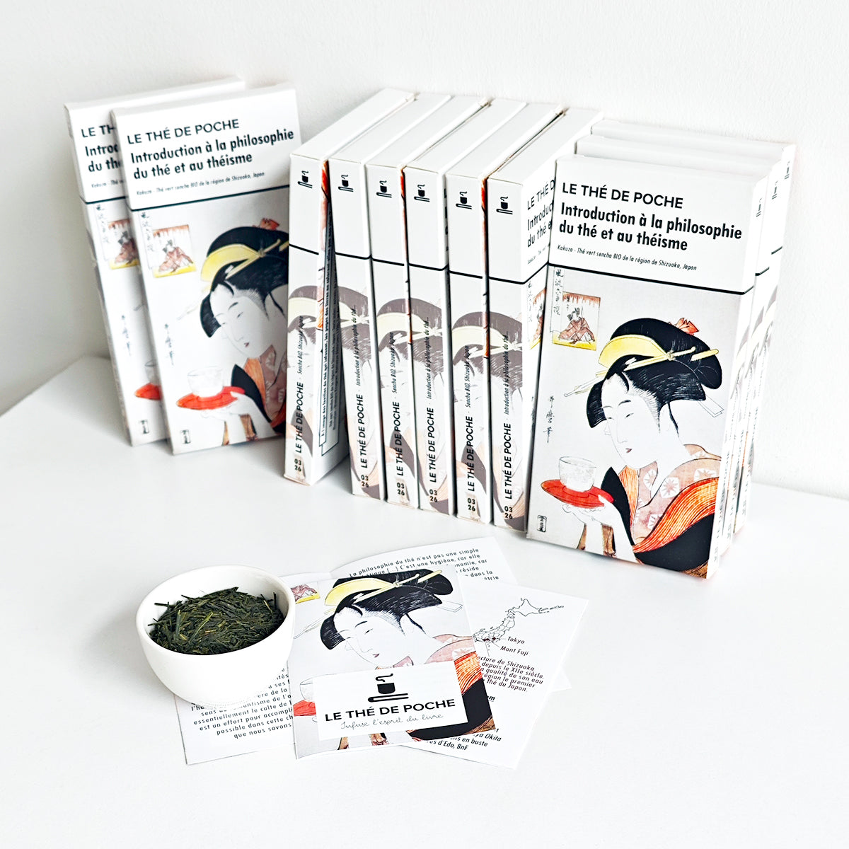 Sencha du Japon, thé littéraire Le Thé de poche autour de Kakuzo et du théisme