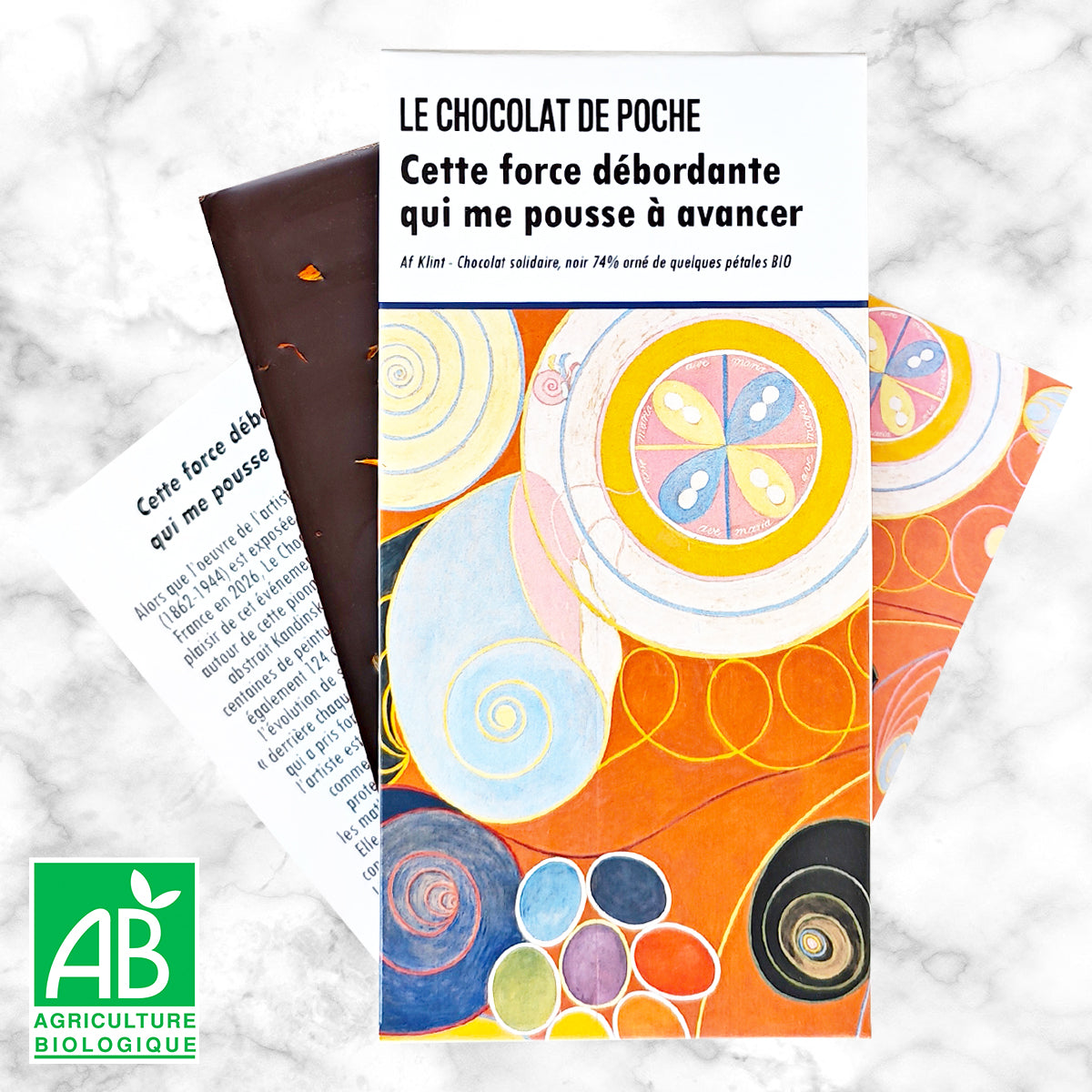 Tablette Hilma af Klint - Le Chocolat de poche